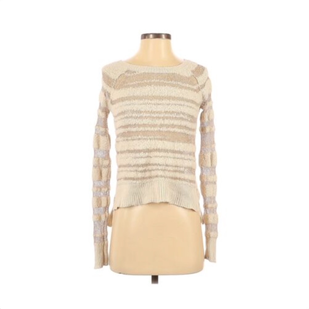 BCBG MAXAZRIA Risa Open Knit Sweater